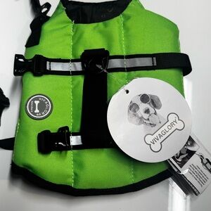 Neon Green Dog Life Vest